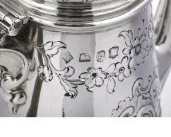 Caffettiera argento londra (gb) 1742-1743 Selezione zanolli