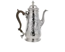 Caffettiera argento londra (gb) 1742-1743 Selezione zanolli