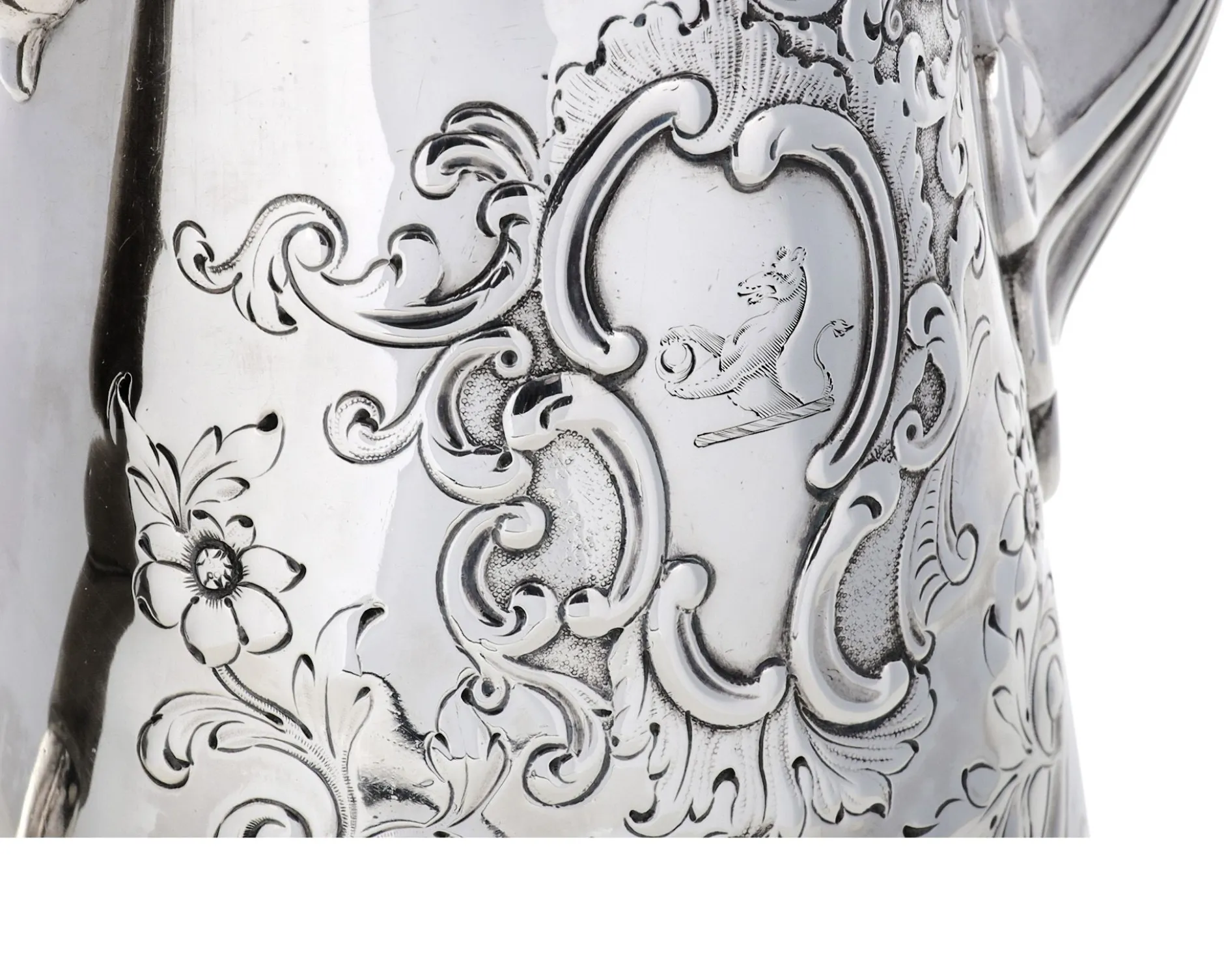 Caffettiera argento londra (gb) 1742-1743 Selezione zanolli