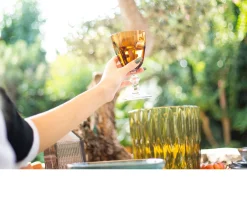 Calice acqua dolce vita ambra Mario luca giusti