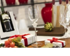 Calice vino bianco medusa lumiere cristallo Versace