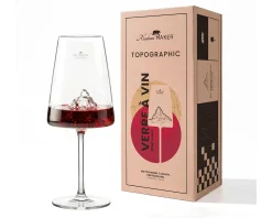 Calice vino topographic matterhorn Alaskan maker