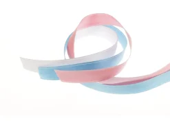 Campana carillon argento con fiocco rosa, celeste o bianco Selezione zanolli