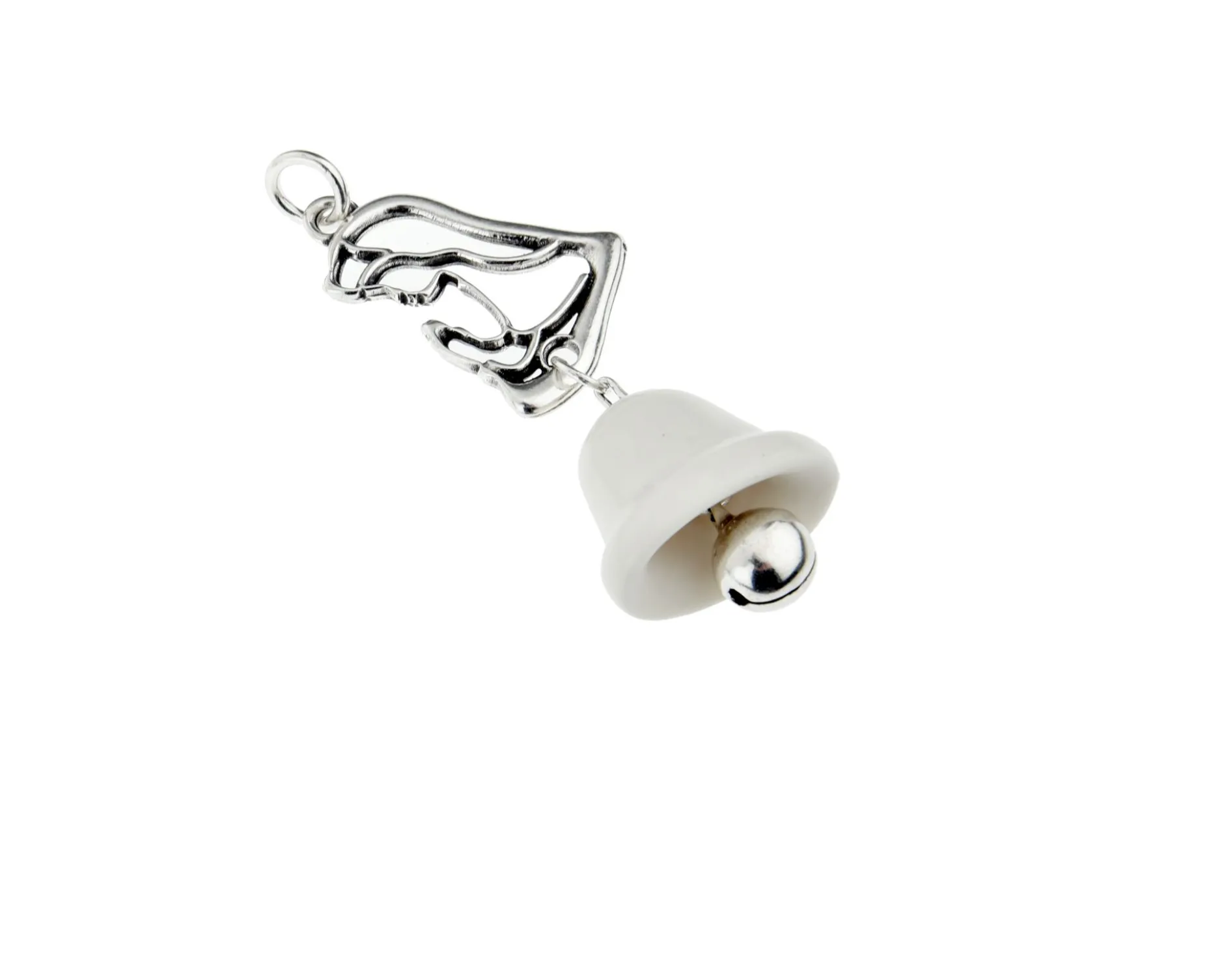 Campanella madonna metallo argentato con scatola Selezione zanolli