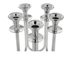Candelabro argento a cinque fiamme Selezione zanolli