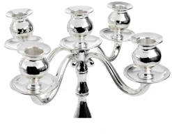 Candelabro inglese argento a cinque fiamme Selezione zanolli