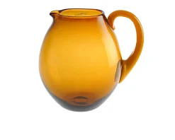 Caraffa dandy vetro di murano girasole marrone Nasonmoretti