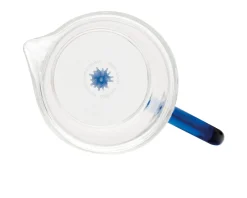 Caraffa teca mare riccio blu Zafferano