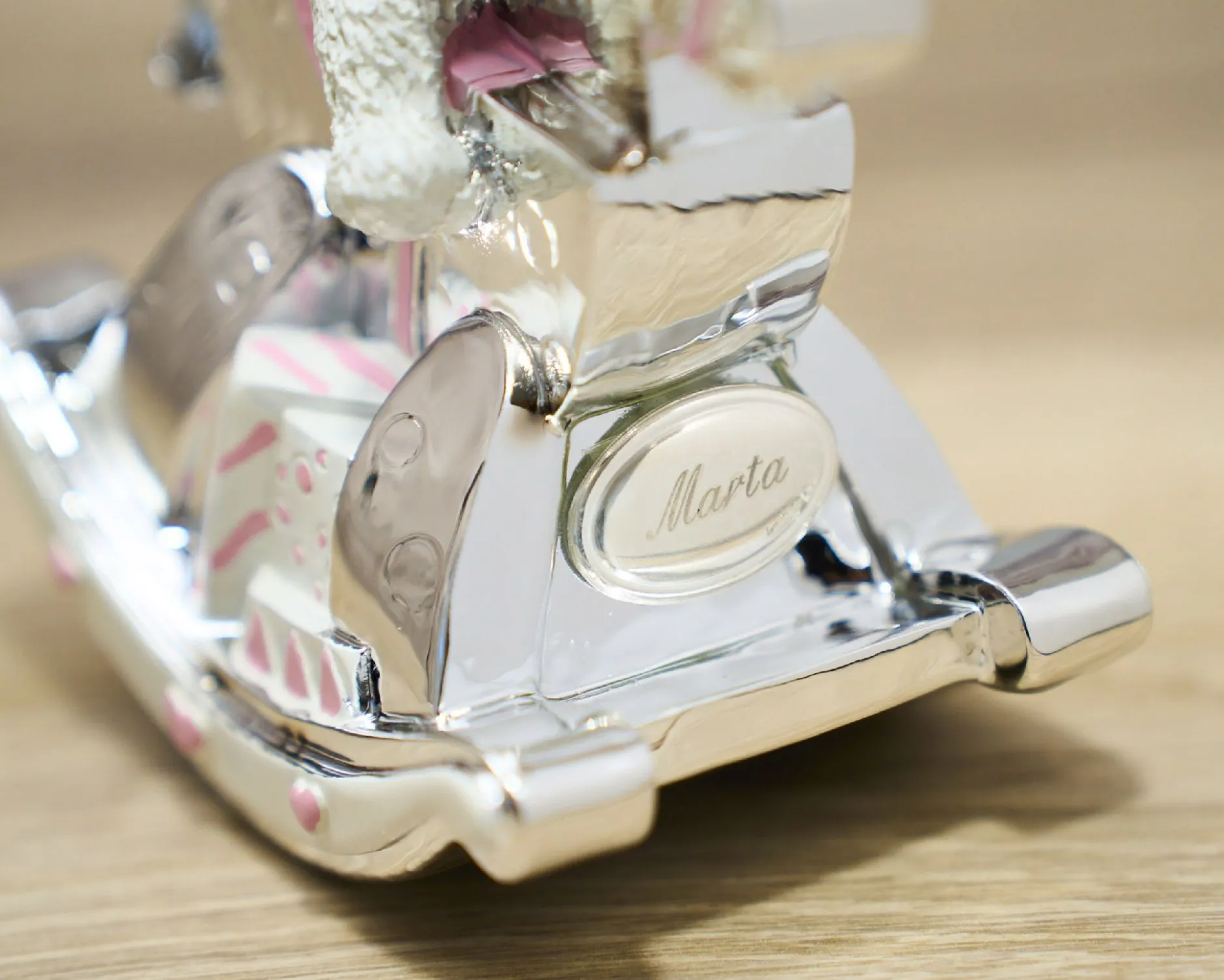Carillon cavallo a dondolo rosa Selezione zanolli