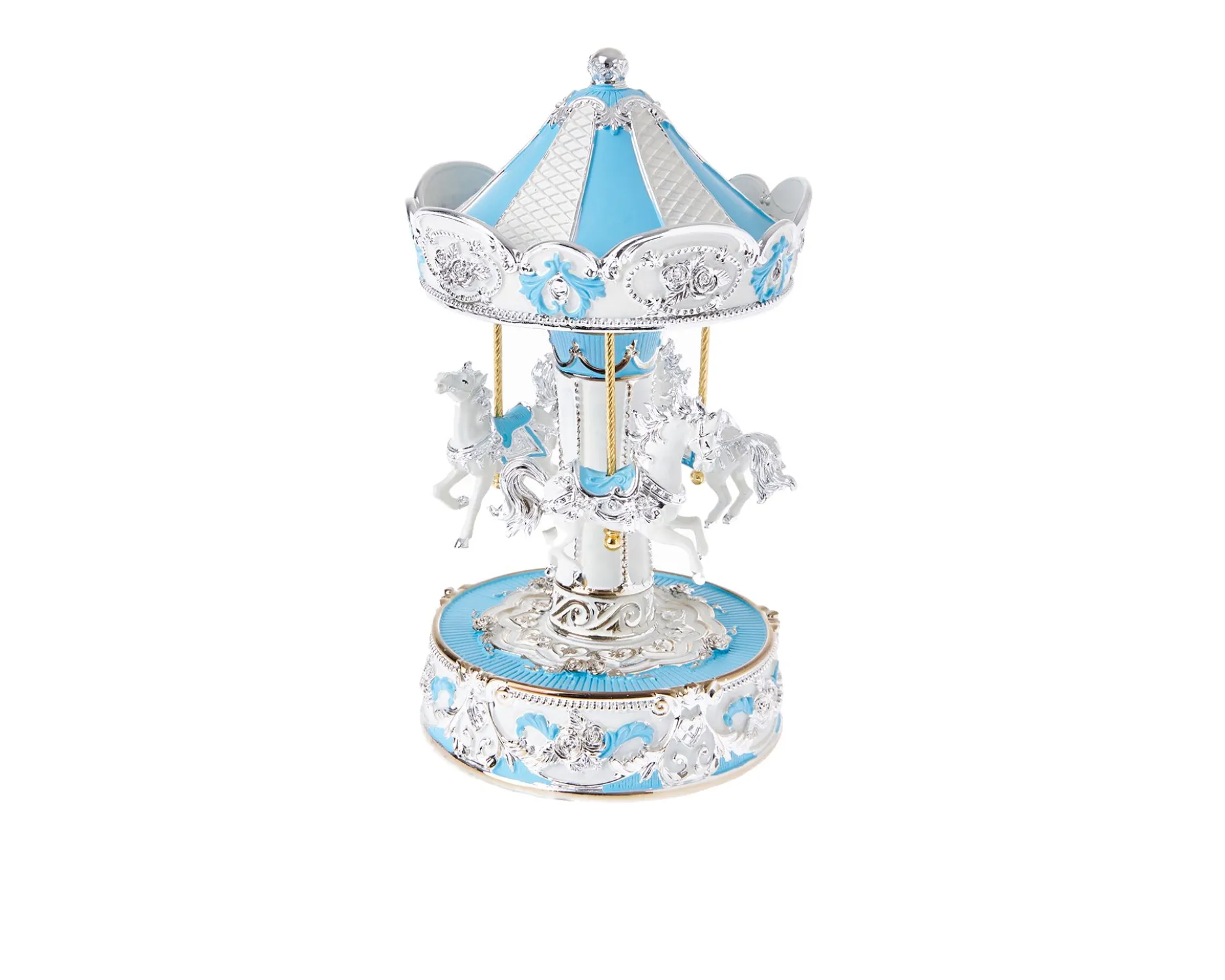 Carillon giostra dei cavalli celeste Selezione zanolli