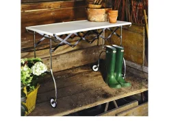 Carrello battista acciaio nero Kartell