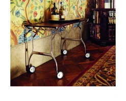 Carrello battista acciaio nero Kartell