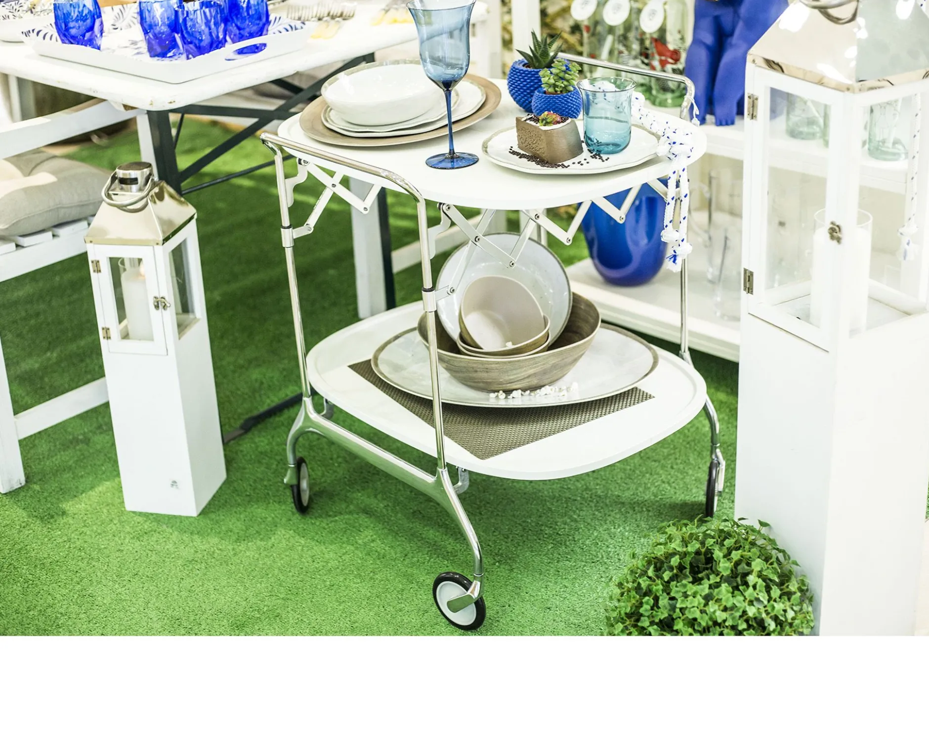 Carrello gastone bianco Kartell