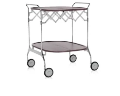 Carrello gastone prugna Kartell