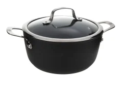 Casseruola alba con due manici e coperchio Ballarini