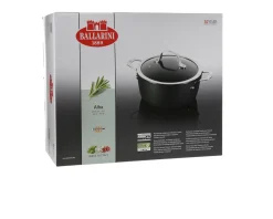 Casseruola alba con due manici e coperchio Ballarini