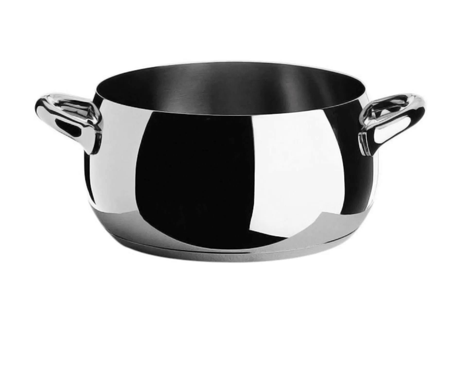 Casseruola due manici mami acciaio Alessi