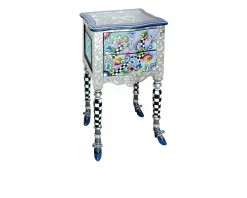 Cassettiera drawer chest versailles dipinta a mano Tom's drag