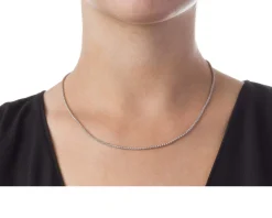 Catenina argento a maglia tubolare Selezione zanolli