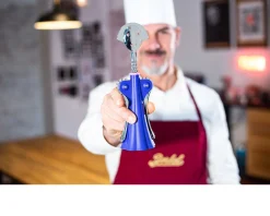 Cavatappi anna g blu con zama cromata Alessi