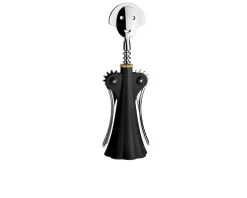Cavatappi anna g nero con zama cromata Alessi