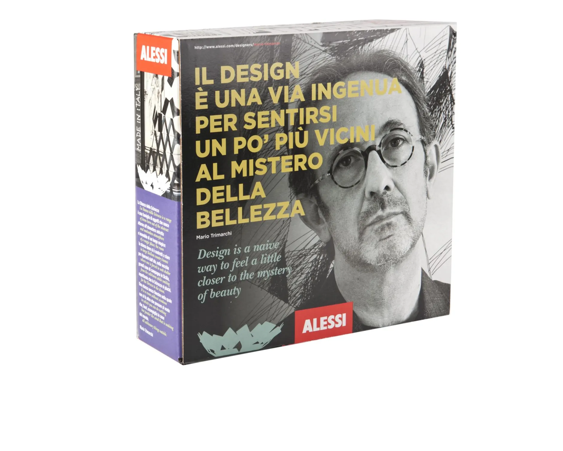 Cestino la stanza dello scirocco acciaio bianco Alessi