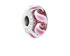 Charm colori argento murano acque danzanti Chamilia