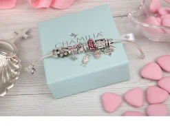 Charm colori argento murano acque danzanti Chamilia