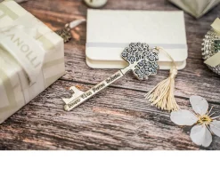 Chiave albero della vita con nappina e scatola Selezione zanolli