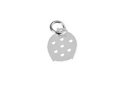 Ciondolo coccinella argento Selezione zanolli