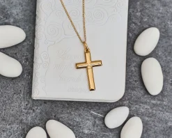 Ciondolo oro 9 kt con croce Unoaerre
