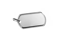 Ciondolo piastrina militare argento Selezione zanolli