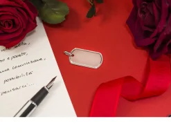 Ciondolo piastrina militare argento Selezione zanolli