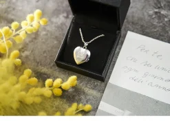Ciondolo portafoto cuore argento Selezione zanolli