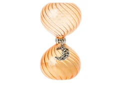 Clessidra arancio con ciondolo luna Selezione zanolli