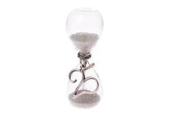 Clessidra 25° con sabbia argento e scatola regalo Selezione zanolli