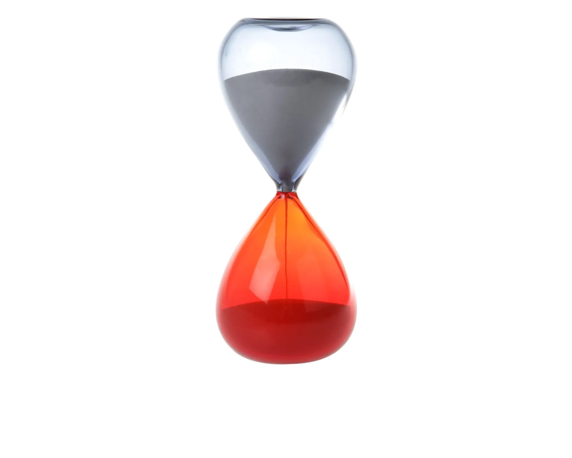 Clessidra vetro di murano uva e rosso Venini