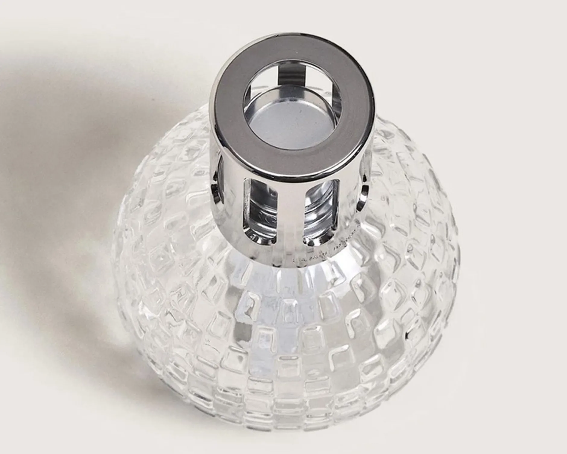 Cofanetto lampada catalitica disco trasparente con profumo 250 ml liliflora Maison berger paris