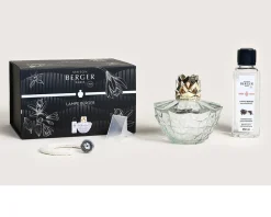 Cofanetto lampada catalitica kali trasparente con profumo 250 ml splendeur vanille Maison berger paris