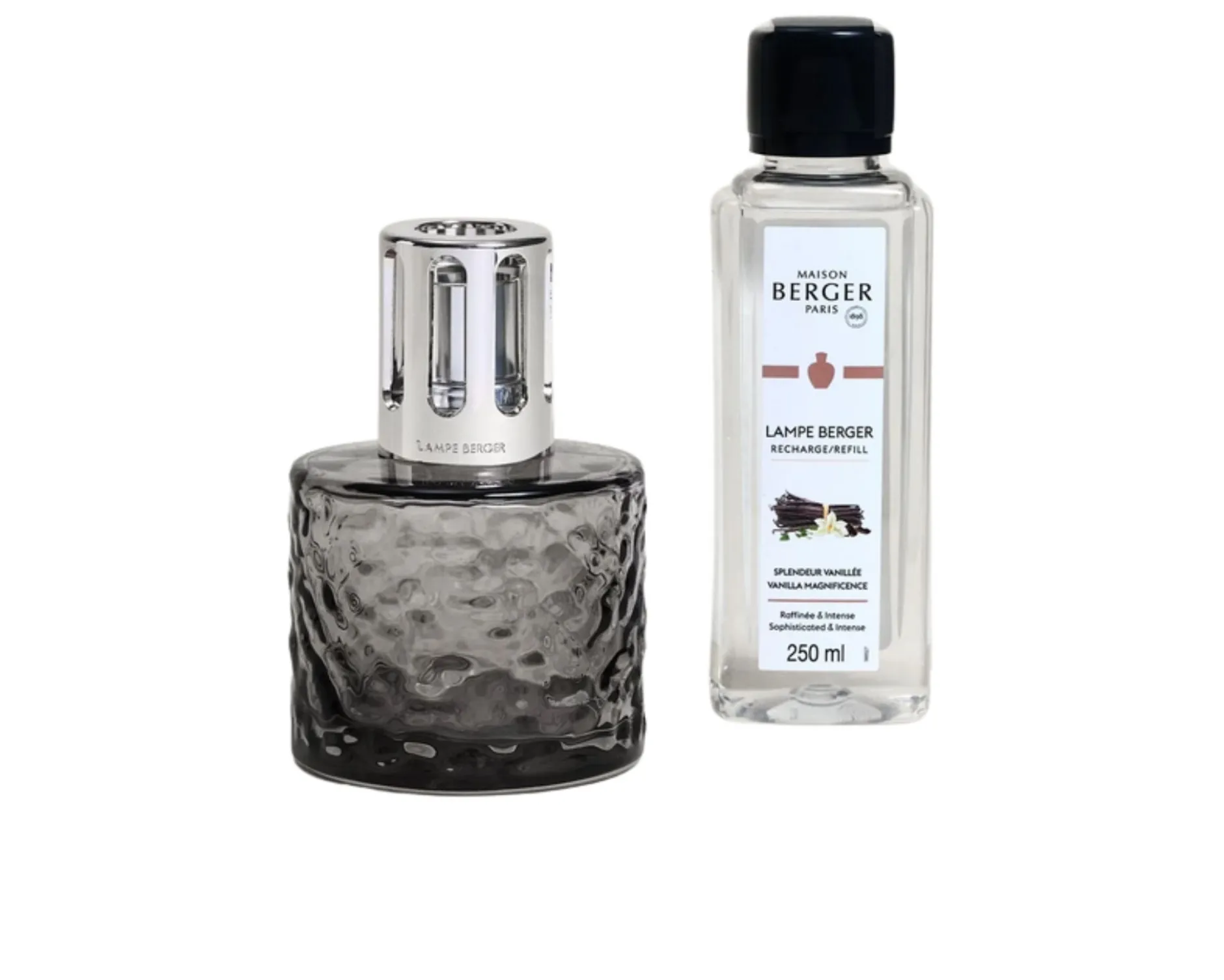 Cofanetto lampada catalitica mirage noire con profumo 250 ml splendeur vanille Maison berger paris