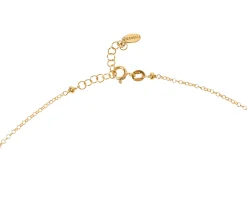 Collana argento dorato con amazzonite, apatite, moonstone e cristallo viola Selezione zanolli