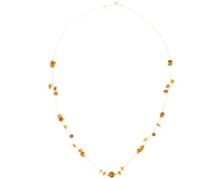Collana argento dorato con ambra Selezione zanolli