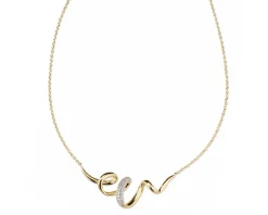 Collana argento dorato con cubic zirconia Sovrani