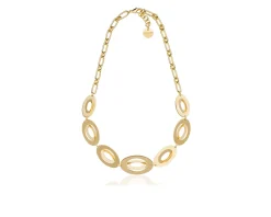 Collana dinamica in bronzo dorato Unoaerre