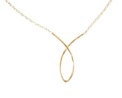 Collana infinity argento dorato Selezione zanolli