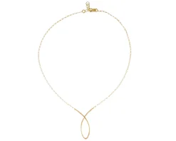 Collana infinity argento dorato Selezione zanolli