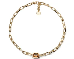Collana joya in bronzo dorato Unoaerre