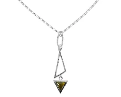Collana nyssa argento e peridoto Selezione zanolli