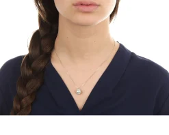 Collana oro 750‰ con perla akoya e diamanti Selezione zanolli