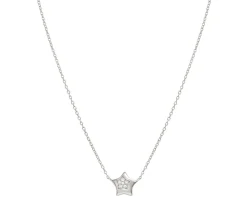 Collana petit sparkle argento stella e zirconi Nomination